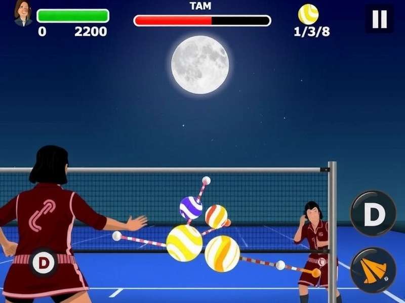 Taj Volley Overlord Game Screenshot
